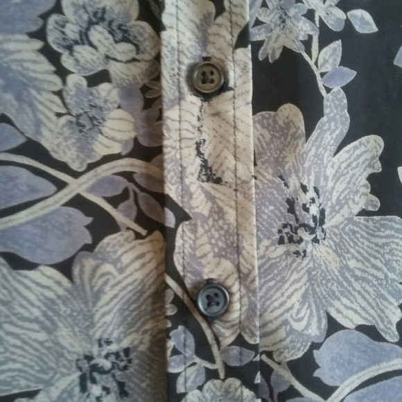 Vintage GAP Stretch Floral Button Down S - Picture 5 of 8